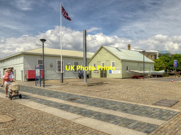 Photo 6"x4" Portsmouth Historic Naval Dockyard Portsea c2014