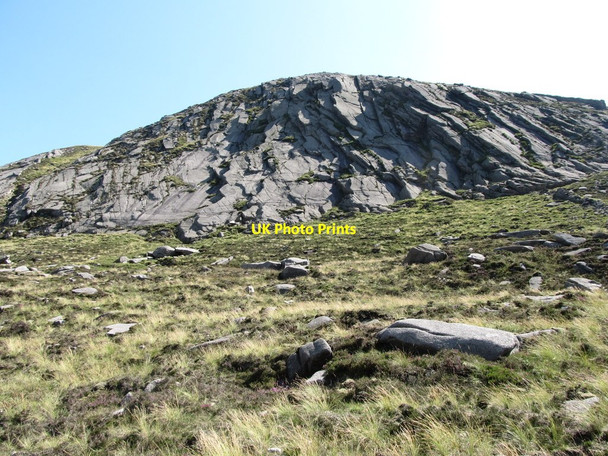Photo 6"x4" Bearnagh Slabs on the north side of Slieve Bearnagh Kilcoo c2014