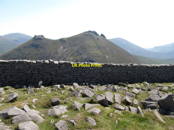Photo 6"x4" Slieve Bearnagh from the summit plateau of Slieve Meelmore Kilcoo c2014