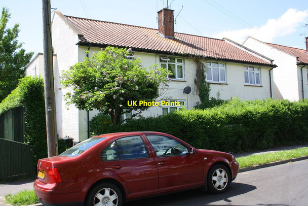 Photo 6"x4" Semi-detached houses on St Barnabas Road Whitley Wood\/SU7269 c2014