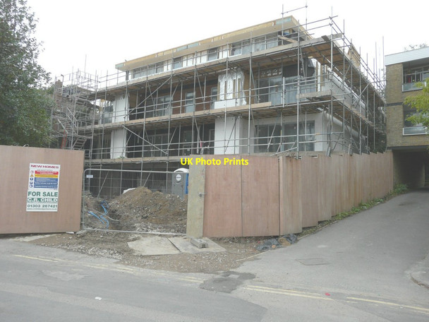 Photo 6"x4" Erection of flats, Dental Street Hythe\/TR1634 c2014