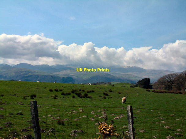 Photo 6"x4" View towards Snowdonia from the B5113 Nant-y-Rhiw c2005