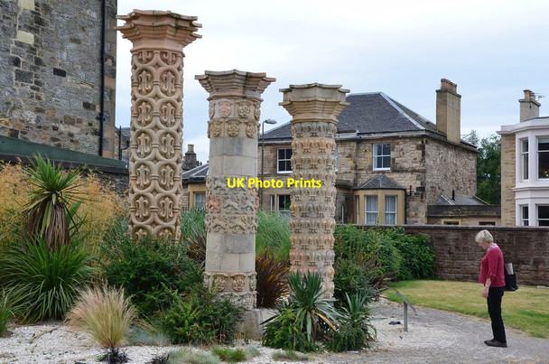 Photo 6"x4" Pillars on Portobello Promenade Joppa\/NT3173 c2014