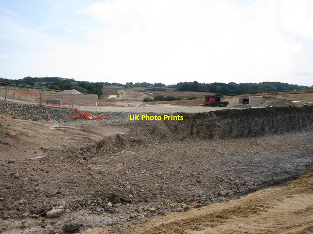 Photo 6"x4" Combe Valley Way construction Bexhill c2014 P1
