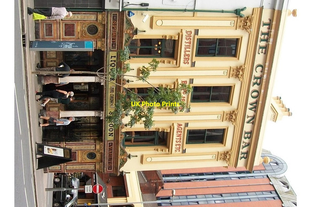 Photo 6"x4" The National Trust owned Crown Bar in Great Victoria Street, Belfast Belfast c2014