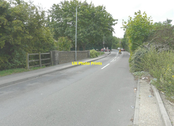 Photo 6"x4" Parapet of a railway bridge Sittingbourne c2014