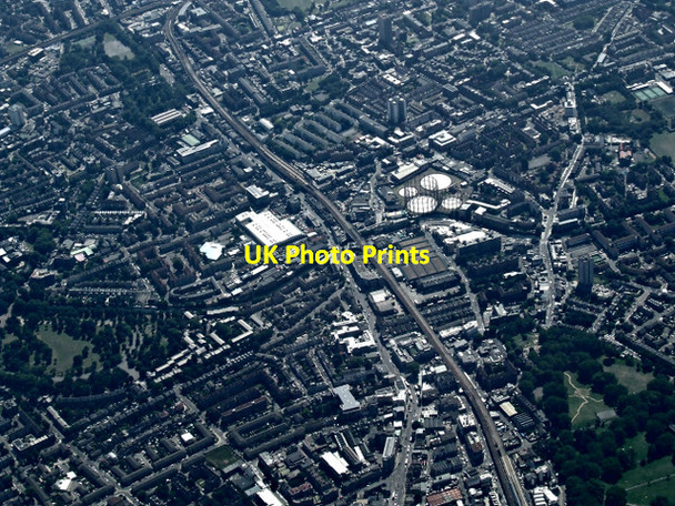 Photo 6"x4" Haggerston from the air Bethnal Green c2014