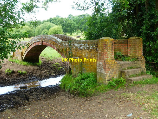 Photo 6"x4" Unexpected bridge in more ways than one Willey Green c2014