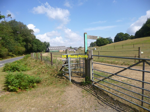 Photo 6"x4" Moyles Court, kissing gate Mockbeggar\/SU1609 c2014