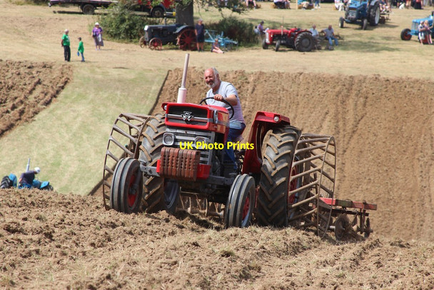 Photo 6"x4" Discing at Rural Past Times Country Fair Pestalozzi International Village c2014