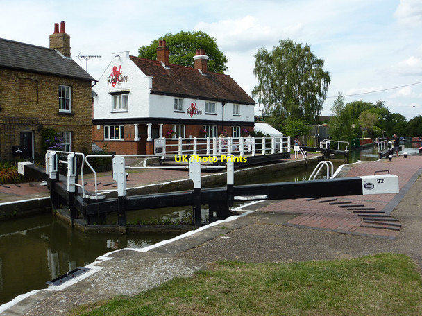 Photo 6"x4" Fenny Stratford lock Fenny Stratford c2014