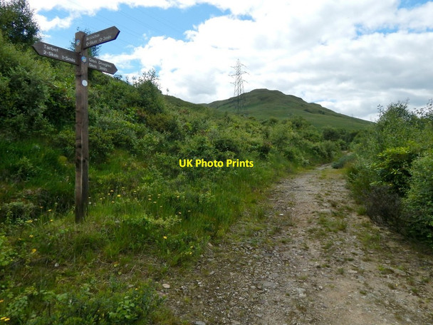 Photo 6"x4" Three Lochs Way near Arrochar Tighness c2014