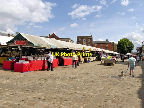Photo 6"x4" Chesterfield Open Air Market Chesterfield\/SK3871 c2014
