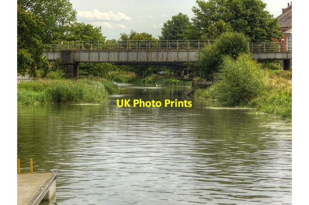 Photo 6"x4" Stamp End Bridge Lincoln c2014