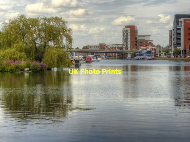 Photo 6"x4" Lincoln, Brayford Pool Lincoln c2014