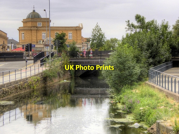 Photo 6"x4" Lincoln, River Witham Lincoln c2014