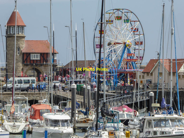 Photo 6"x4" Ferris Wheel, Scarborough Harbour, Yorkshire Scarborough\/TA0388 c2014