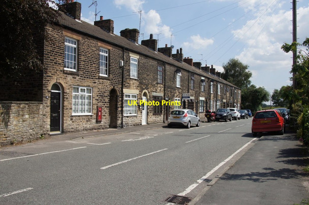 Photo 6"x4" Row of houses at Kings Moss, between Rainford and Billinge Kings Moss c2014