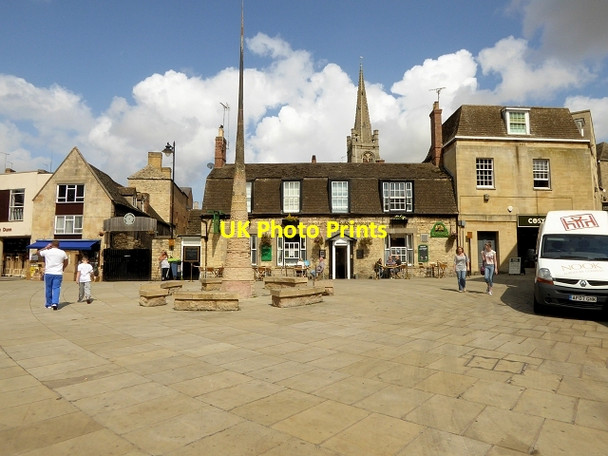 Photo 6"x4" Stamford Cross, Sheepmarket Stamford\/TF0207 c2014