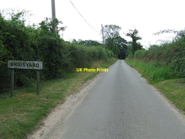 Photo 6"x4" Entering Bruisyard Bruisyard c2014