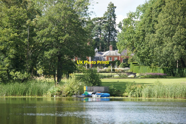 Photo 6"x4" Ornamental lake, Nieuport House, Eardisley Almeley c2014