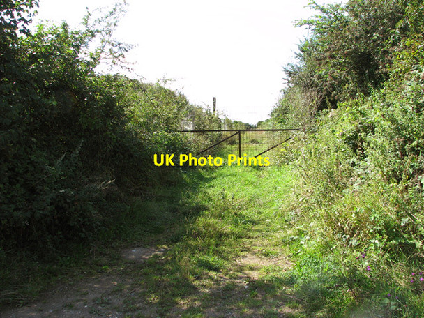 Photo 6"x4" Gated track Beccles c2014