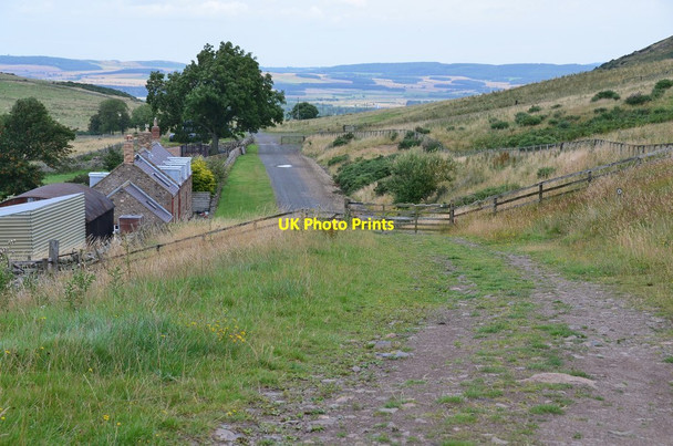 Photo 6"x4" Track and path past Torleehouse farm Kirknewton\/NT9130 c2014