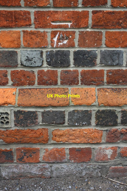 Photo 6"x4" Benchmark on New Christ Church Primary School Reading c2014