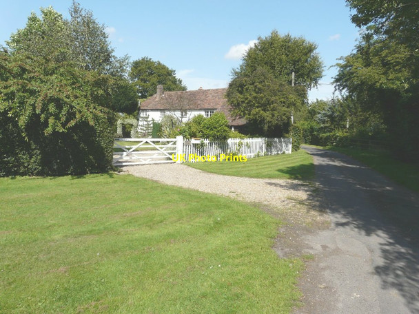 Photo 6"x4" Yew Tree Cottage, Split Lane Bossingham c2014