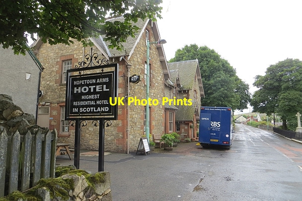 Photo 6"x4" Mobile bank, Leadhills Leadhills c2014