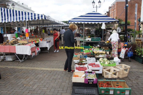 Photo 6"x4" Ludlow market Ludlow c2014