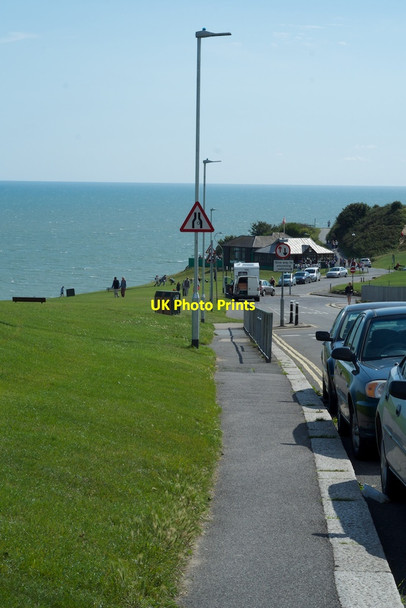 Photo 6"x4" Castle Hill Cafe and Cliff Railway Station West Hill Hastings Hastings\/TQ8110 c2014
