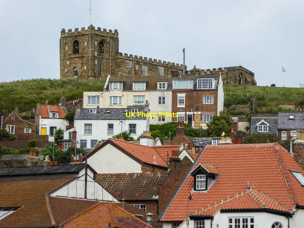 Photo 6"x4" St Mary's Church and Hillside, Whitby Whitby\/NZ8910 c2014