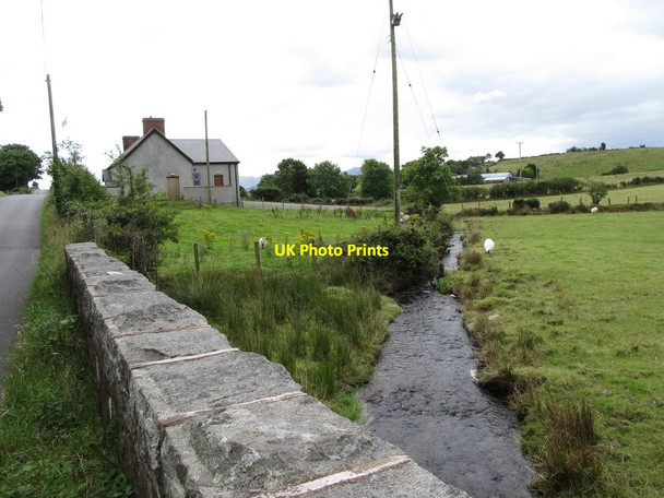 Photo 6"x4" Stream below Slievenaboley Road bridge Ballyward c2014