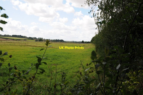 Photo 6"x4" Farmland at Rushton Desborough c2014