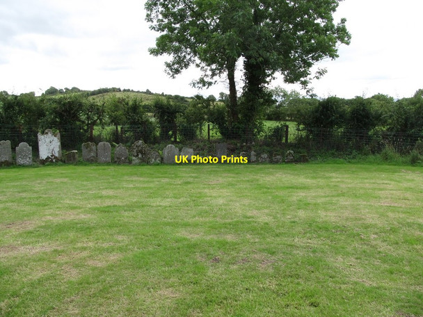 Photo 6"x4" Gravestones in the old Drumgooland grave yard Ballyward c2014