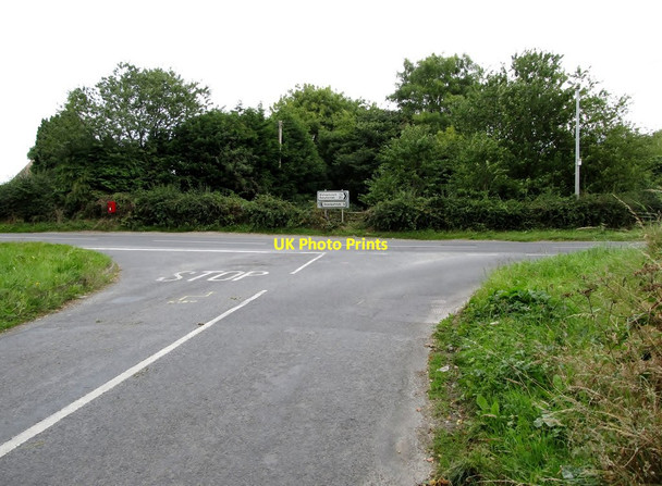 Photo 6"x4" The Crew Road-Ballyhornan Road T-junction at Bishop's Court Bishops Court\/J5642 c2014