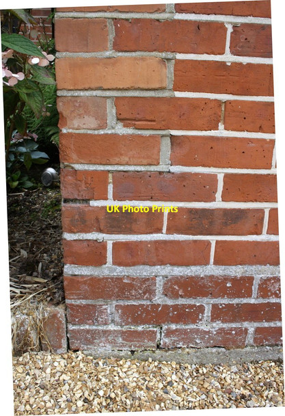 Photo 6"x4" Benchmark on 'Red Roof', Church Lane Arborfield c2014