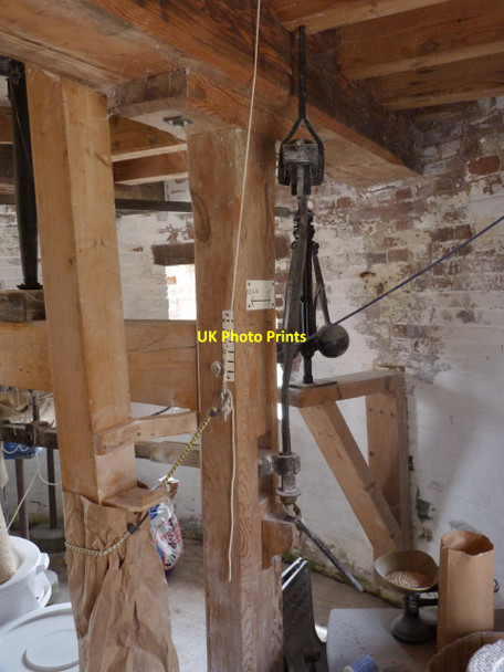 Photo 6"x4" Inside Tuxford Windmill Tuxford c2014 P1