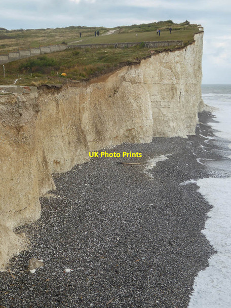 Photo 6"x4" Cliffs,  Birling Gap, Sussex Birling Gap c2014