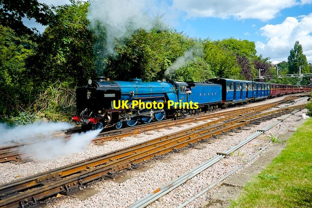Photo 6"x4" Romney Hythe and Dymchurch 12.45 departure Engine Hurricane Hythe\/TR1634 c2014