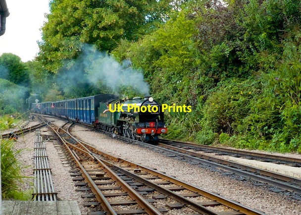Photo 6"x4" Romney Hythe and Dymchurch12.55 from Dungeness arriving at Hythe Station Engine Northern Chief Hythe\/TR1634 c2014