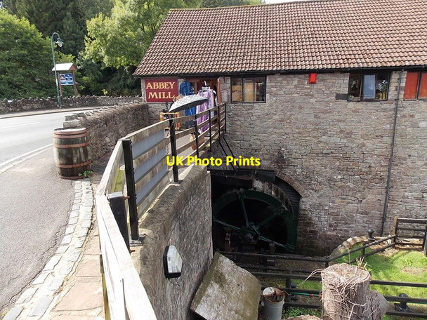 Photo 6"x4" Abbey Mill and water wheel, Tintern Chapel Hill\/SO5200 c2014