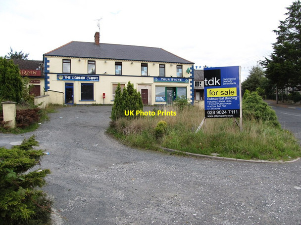Photo 6"x4" Businesses on Sale at McBride's Corner, Moneyslane Ballyroney c2014