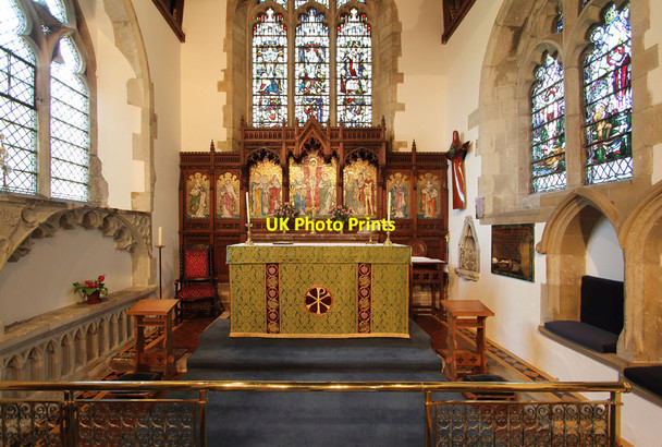 Photo 6"x4" St Mary, East Farleigh - Sanctuary East Farleigh c2014