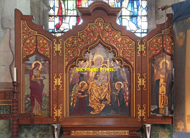 Photo 6"x4" St Mary, East Farleigh - Reredos East Farleigh c2014 P1