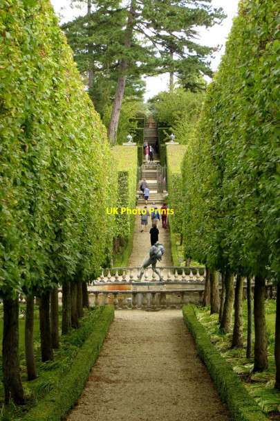 Photo 6"x4" Path across the walled garden Buscot c2014