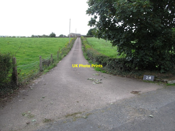 Photo 6"x4" Private farm lane leading uphill from Eelwire Road Ballyward c2014