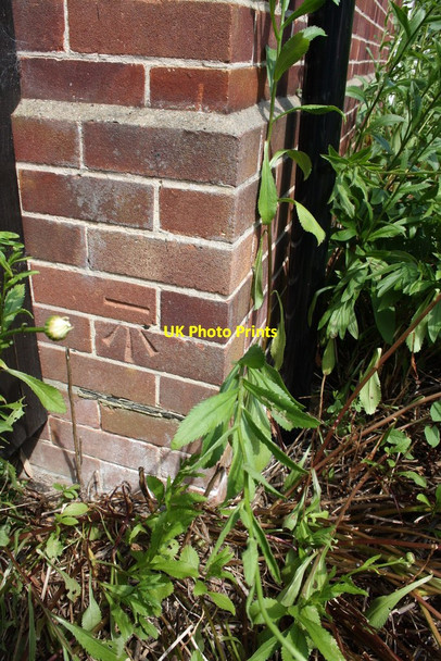 Photo 6"x4" Benchmark on #241 Hartland Road Whitley\/SU7170 c2014