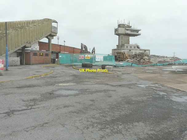 Photo 6"x4" Demolition site, Folkestone Harbour Folkestone c2014